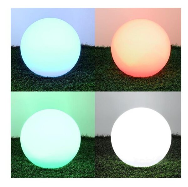 LED RGBW Stmívatelná solární lampa LED/5W/3,7V 3000K IP54 pr. 30 cm
