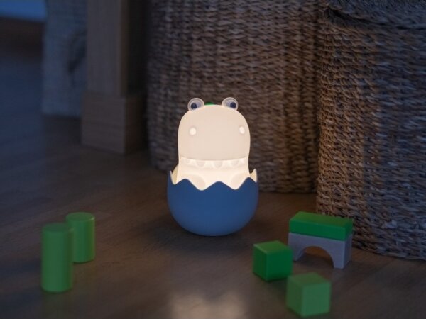 MegaLight - LED RGB Stmívatelná nabíjecí dětská dotyková lampa DIGGY DINO LED/5V