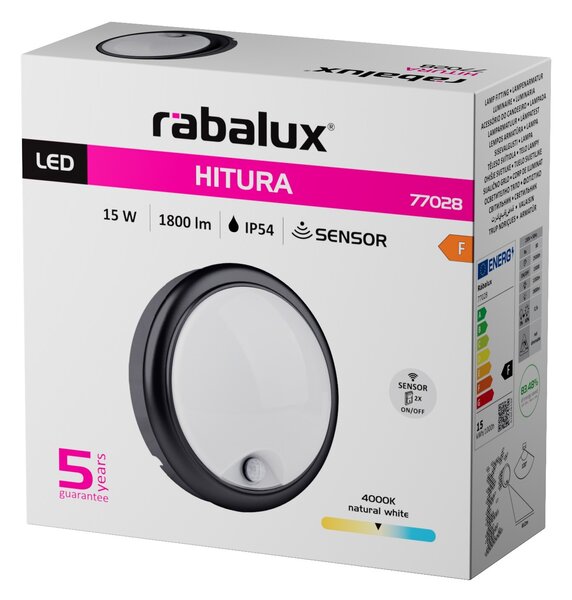 Rabalux HITURA LED venkovní nástěnné svítidlo 77028
