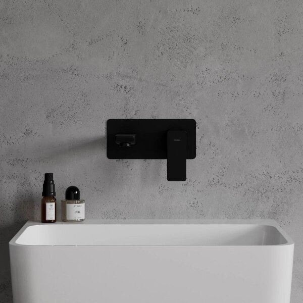 OMNIRES PM7415BL-Umyvadlová baterie pro podomítkovou instalaci PARMA matná černá