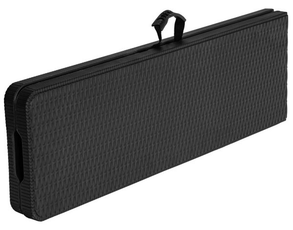 Zahradní lavice RATTAN černá