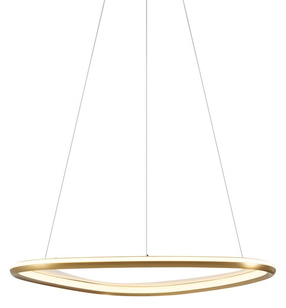 Designové závěsné svítidlo zlaté s 3-stupňovým stmíváním - Organico