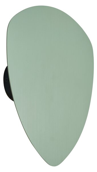 Designová nástěnná lampa zelená organická 32cm 2-světla - Pulley