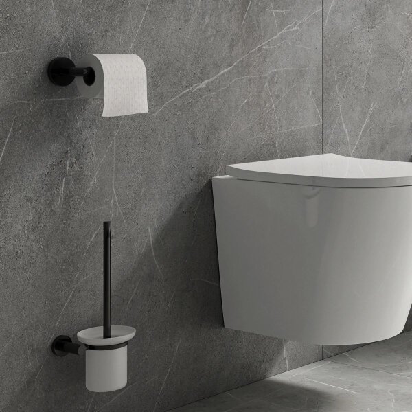 OMNIRES MP60510BL - Držák toaletního papíru MODERN PROJECT matná černá
