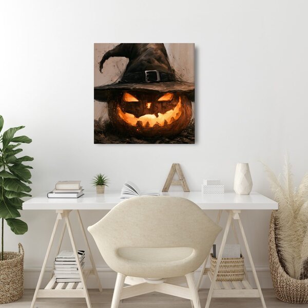 Obraz halloweenská zářivá dýně