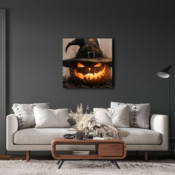 Obraz halloweenská zářivá dýně