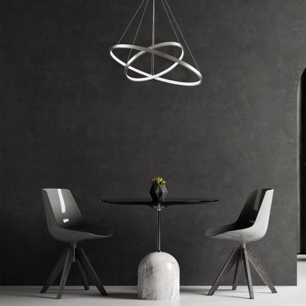 LED Lustr na lanku LEA LED/35W/230V 4000K pr. 60 cm chrom