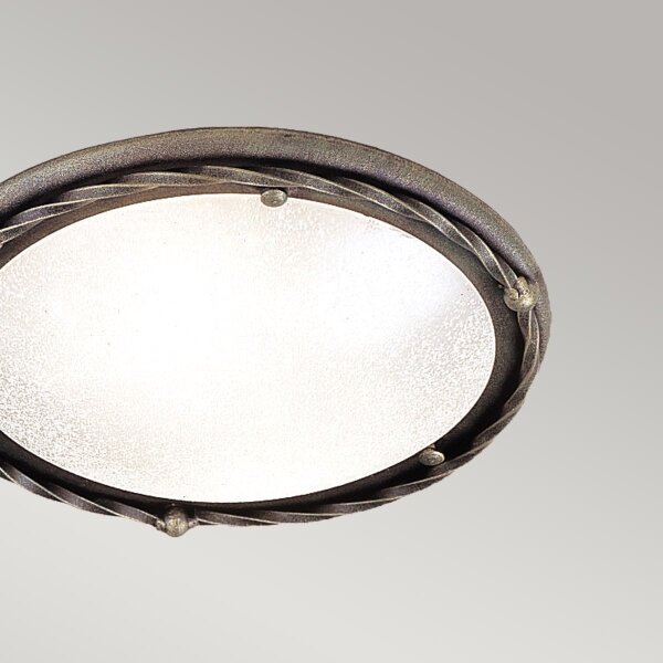 Elstead PB-F-B-BLK-GOLD - Stropní svítidlo PEMBROKE 1xE27/60W/230V mosaz