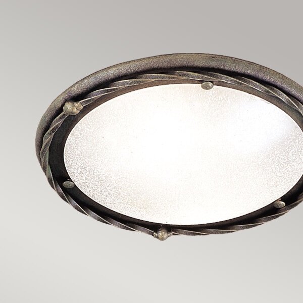 Elstead PB-F-B-BLK-GOLD - Stropní svítidlo PEMBROKE 1xE27/60W/230V mosaz