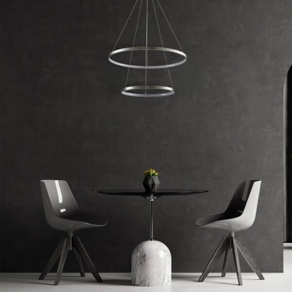 LED Lustr na lanku LEA LED/35W/230V 4000K pr. 60 cm chrom