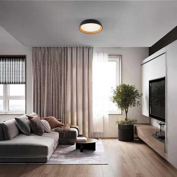 Nova Luce Sigi LED stropní svítidlo Ø600 mmBílá