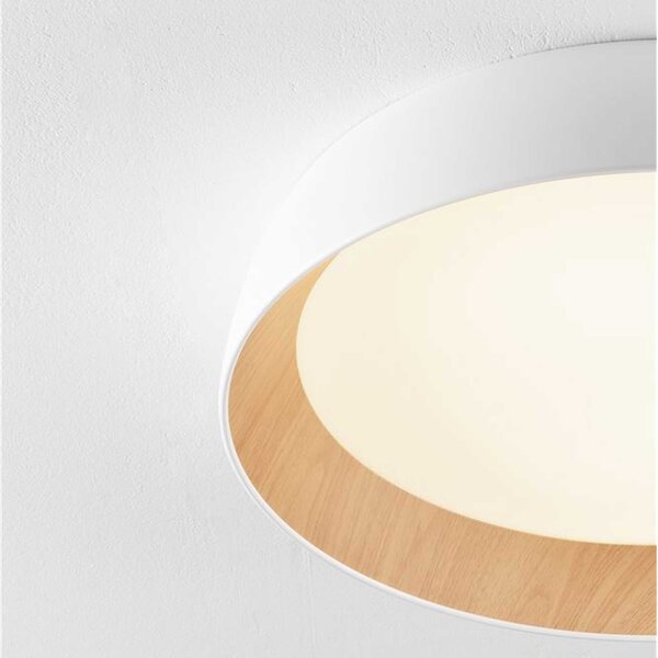 Nova Luce Sigi LED stropní svítidlo Ø600 mmBílá