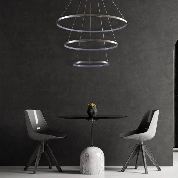 LED Lustr na lanku LEA LED/60W/230V 4000K pr. 80 cm chrom