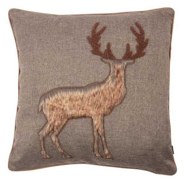 B Living Polštář Deer hnědý 45x45cm