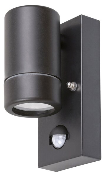 Rabalux MEDINA venkovní nástěnné svítidlo se senzorem 1xGU10/10W/230V černá IP44