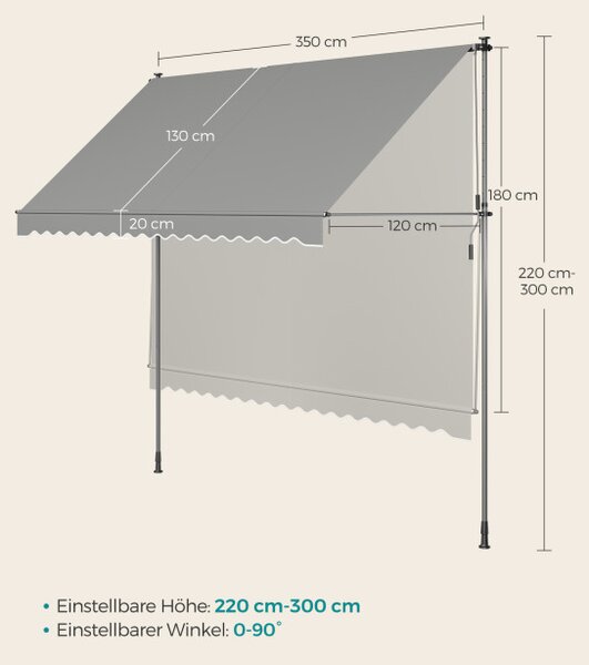 Upínací markýza GSA352G01