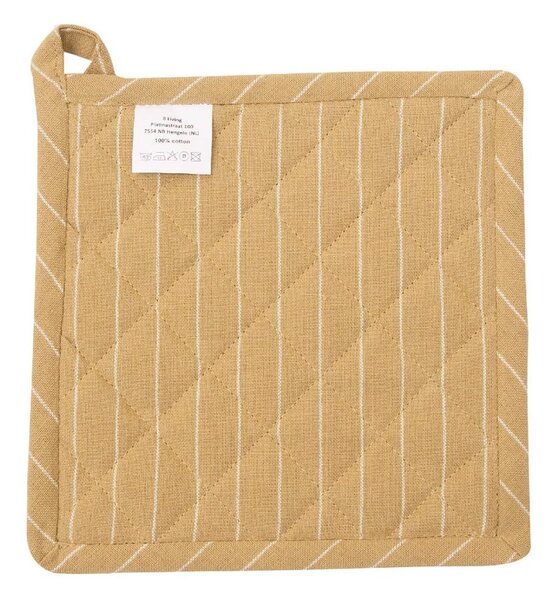 B Living Podložka pod hrnec tmavě žlutá 20x20cm