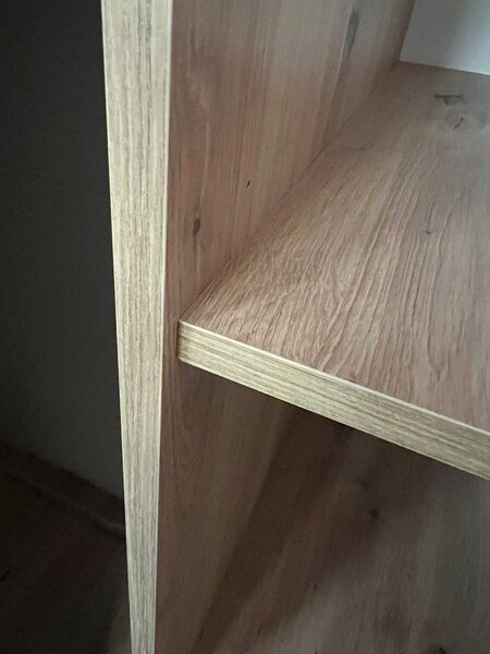 Šatní skříň YVONA 10 - 150/60 cm, dub artisan / černá