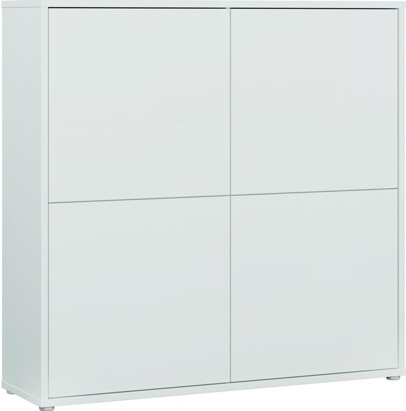 VYSOKÁ KOMODA, světle šedá, 124,5/121,5/34,9 cm Carryhome - Online Only komody, Online Only