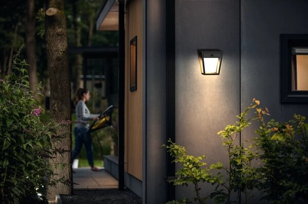 Philips-LED Solární nástěnné svítidlo se senzorem NISSA LED/1,8W/3,7V 3000K IP44