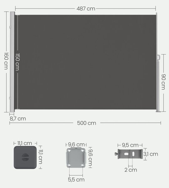 Boční Markýza GSA615GZ01