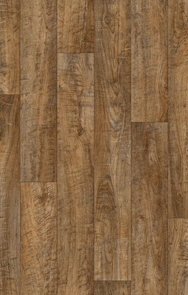 Beauflor, PVC podlaha - lino Ambient Stock Oak 039M - dub, na míru, šíře 2m,3m,4m, hnědá, bez podkladu, chodba / předsíň