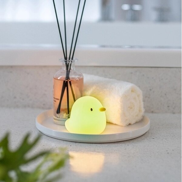 MegaLight - LED RGB Nabíjecí dětská dotyková lampa do vany SWIMMY DUCK LED/5V