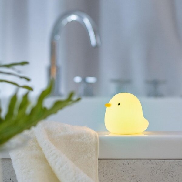 MegaLight - LED RGB Nabíjecí dětská dotyková lampa do vany SWIMMY DUCK LED/5V