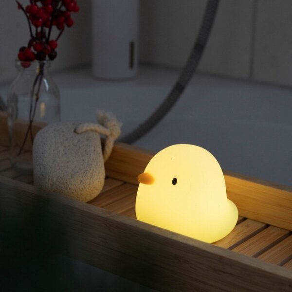 MegaLight - LED RGB Nabíjecí dětská dotyková lampa do vany SWIMMY DUCK LED/5V