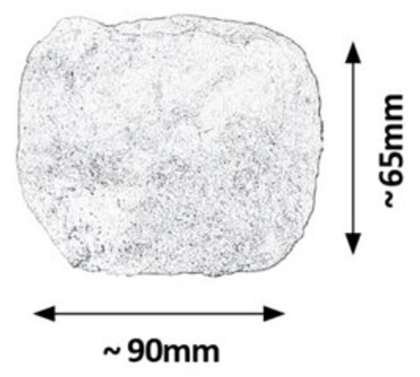 Rabalux ROCK dekorativní solná lampa - svícen 4129