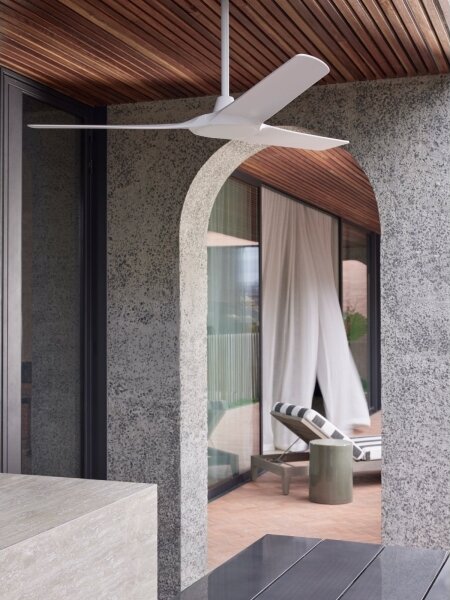 Lucci Air 21321549 - Stropní ventilátor ABYSS pr. 142 cm IP66 bílá + DO
