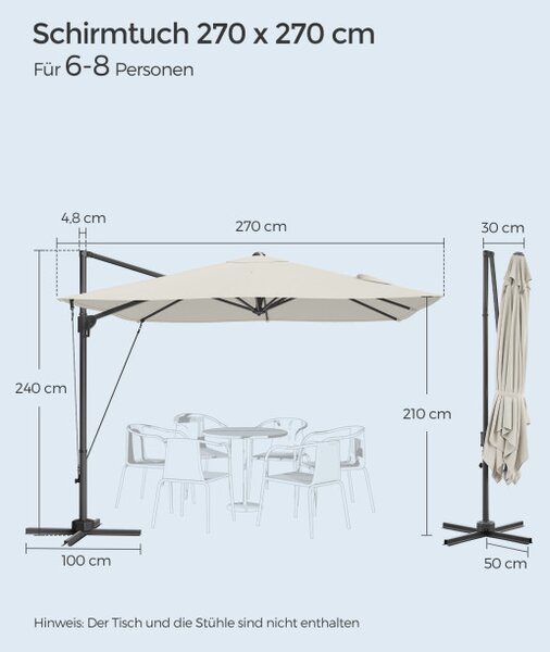 Zahradní slunečník GPU057Y01