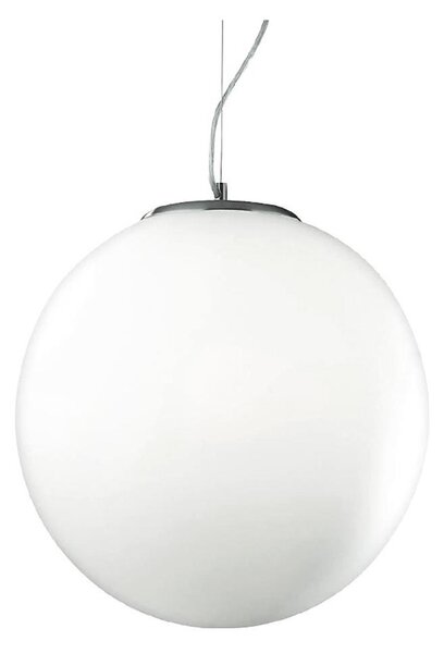 Ideal Lux - Lustr na lanku MAPA 1xE27/42W/230V pr. 40 cm bílá