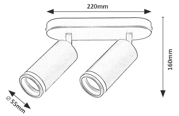 Rabalux SENOBIA stropní svítidlo 73034