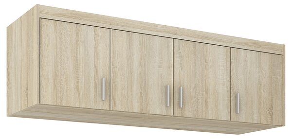 Šatní skříň ELENA 4D 2S + nástavec | 176,3 cm | dub sonoma