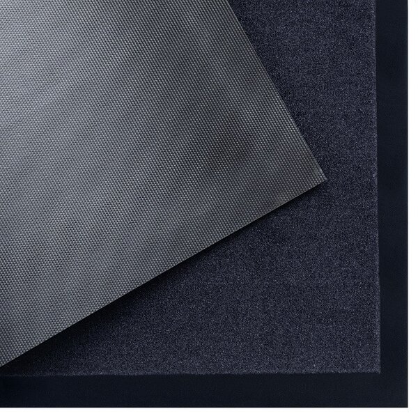 MK Original: Produkty s rodokmenem, Protiskluzová rohožka Home 104503 Anthracite/Cream - na ven i na doma, 45x75, černá, chodba / předsíň