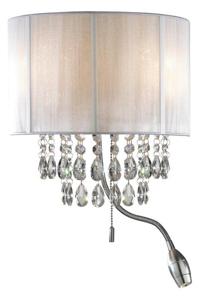 Ideal Lux - LED Nástěnné svítidlo 2xE14/40W/230V + LED/1W