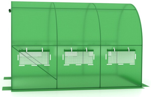 Zahradní fóliovník AUREA zelený 2x3,5 m