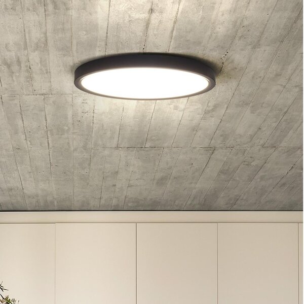 Solight WO8018 - LED Stm. strop. svítidlo ESTELA LED/36W/230V+DO pr.30 cm černá
