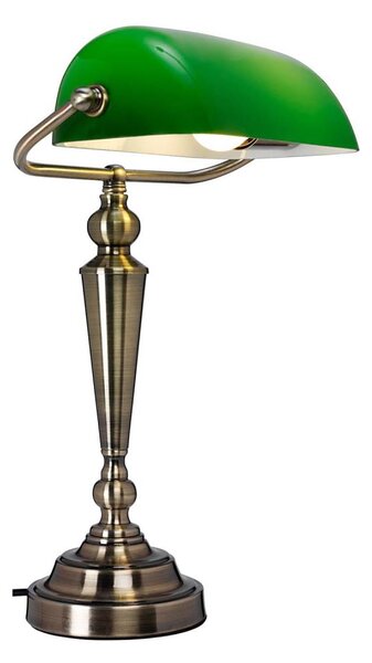 Cottex B1019AGR - Stolní lampa THE BANKER 1xE27/60W/230V