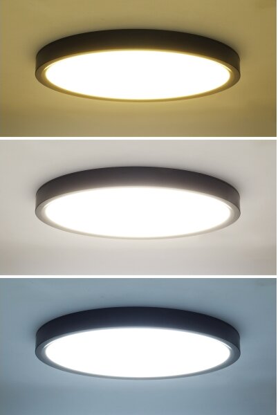 Solight WO8018 - LED Stm. strop. svítidlo ESTELA LED/36W/230V+DO pr.30 cm černá