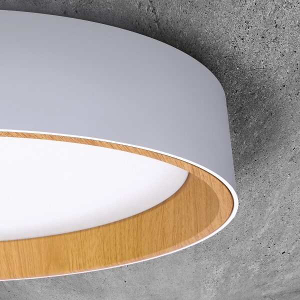 Solight WO8017 - LED Stm. strop. svítidlo LARIOS LED/48W/230V+DO pr.39 cm bílá
