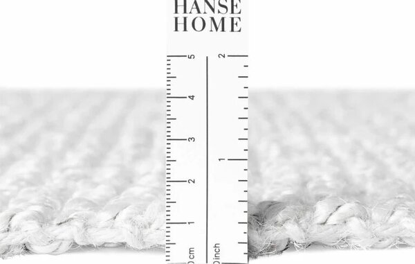 Hanse Home, Kusový koberec Jaipur 106325 White kruh, 160x160 (průměr) kruh, bílá, chodba / předsíň