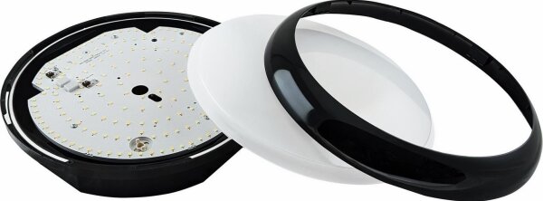 LED Venkovní stropní svítidlo STROPY LED/12/15/18/22W/230V IP65 černá