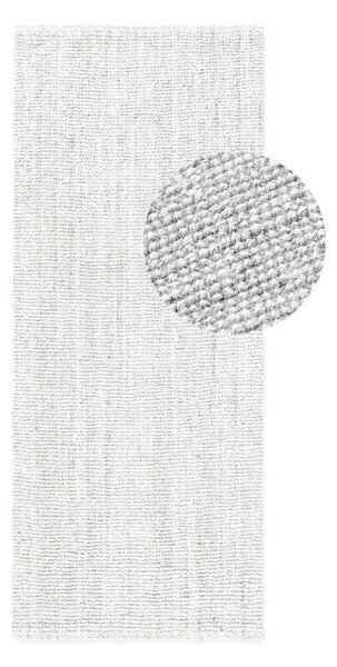 Hanse Home, Běhoun Jaipur 106325 White, 80x200, bílá, chodba / předsíň
