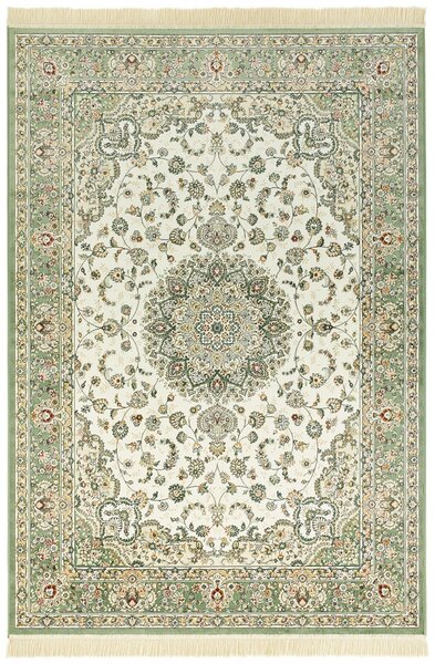 Nouristan - Hanse Home koberce Kusový koberec Naveh 104379 Ivory/Green - 135x195 cm