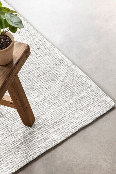 Hanse Home, Kusový koberec Jaipur 106325 White, 80x150, bílá, chodba / předsíň