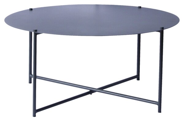 KONFERENČNÍ STOLEK, antracitová, kov, 83/83/40 cm Xora - Konferenční stolky, Online Only