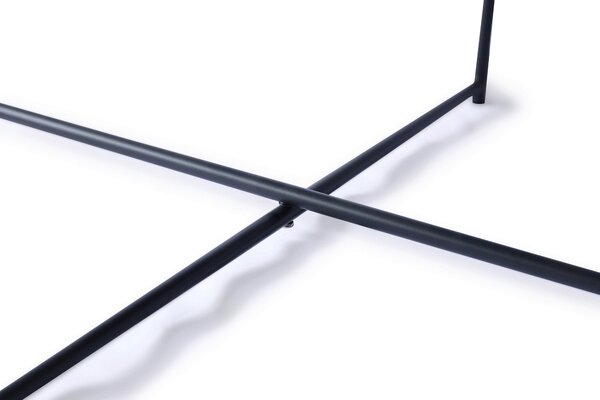 KONFERENČNÍ STOLEK, antracitová, kov, 83/83/40 cm Xora - Konferenční stolky, Online Only