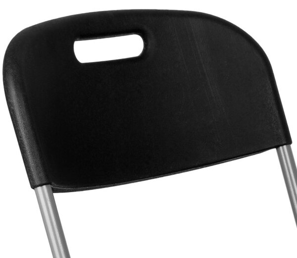 Rozkládací židle BLACK černá
